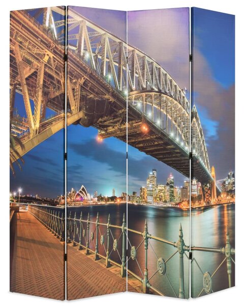Skládací paraván 160 x 170 cm Přístavní most v Sydney