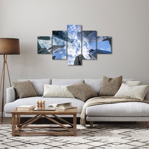 Obraz mrakodrapů (125x70 cm)