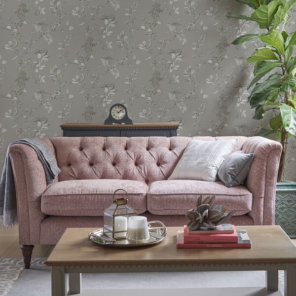 Vliesová tapeta na zeď, šedá, větvičky, 113347, Laura Ashley Signature