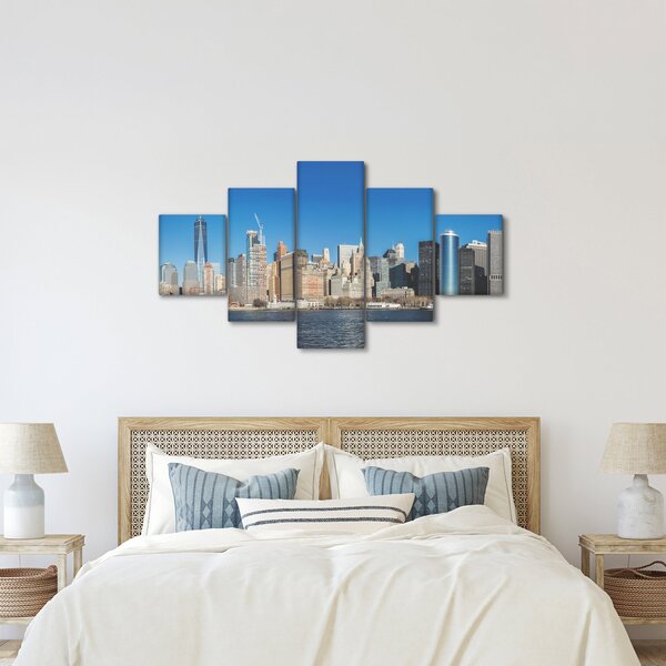 Obraz - Manhattan v New Yorku (125x70 cm)
