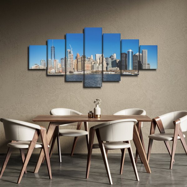 Obraz - Manhattan v New Yorku (210x100 cm)
