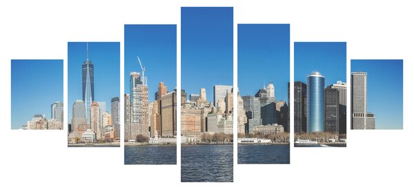 Obraz - Manhattan v New Yorku (210x100 cm)