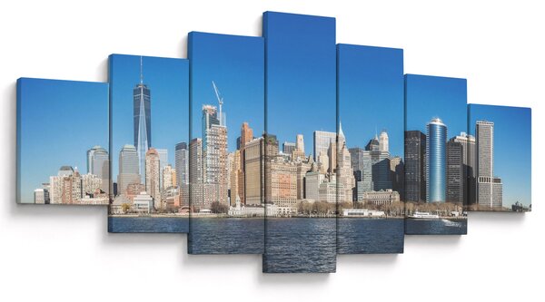 Obraz - Manhattan v New Yorku (210x100 cm)