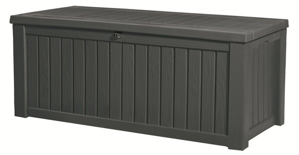 Keter zahradní úložný box Rockwood 570 l, grafitová