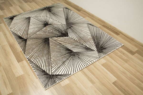 Koberec Studio E840A Geometrie černý / krémový