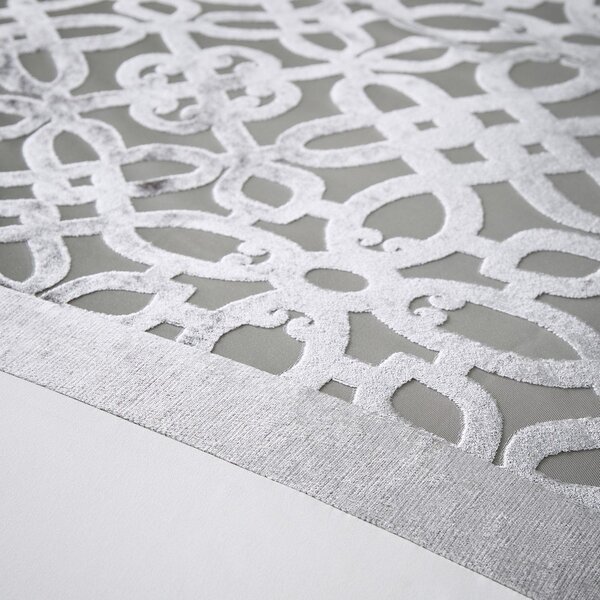 Béžovo-krémové sametové povlečení na dvoulůžko 200x200 cm Lattice Cut – Catherine Lansfield