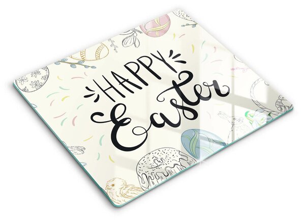 Krájecí prkénko skleněné Happy easter