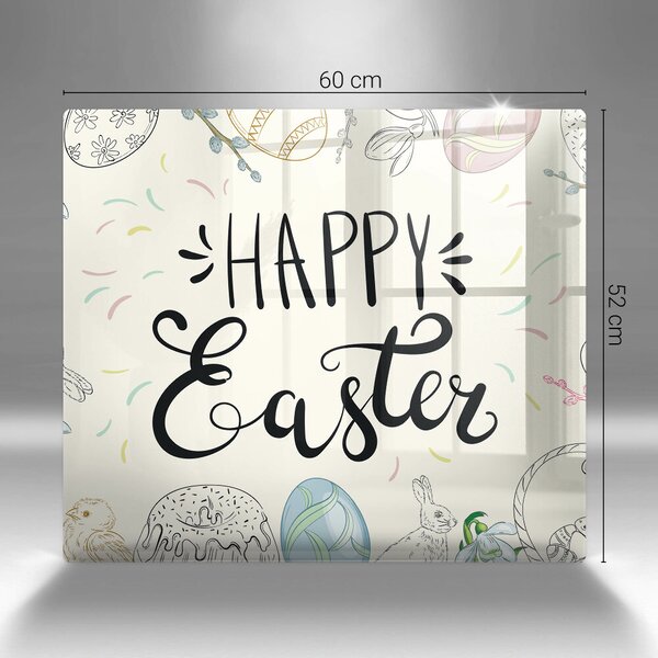 Krájecí prkénko skleněné Happy easter