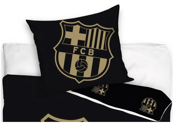 Fotbalové povlečení FC Barcelona Gradient Black 140x200/70x90 cm