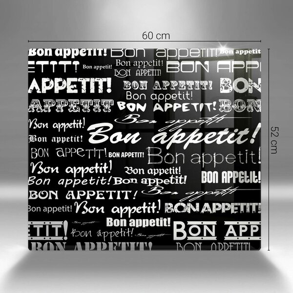 Skleněná krájecí deska Bon appetit