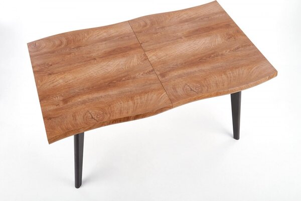 HALMAR Jídelní rozkládací stůl Dixie 150/210 cm dub přírodní/černý