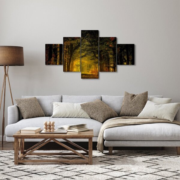 Obraz lesu (125x70 cm)