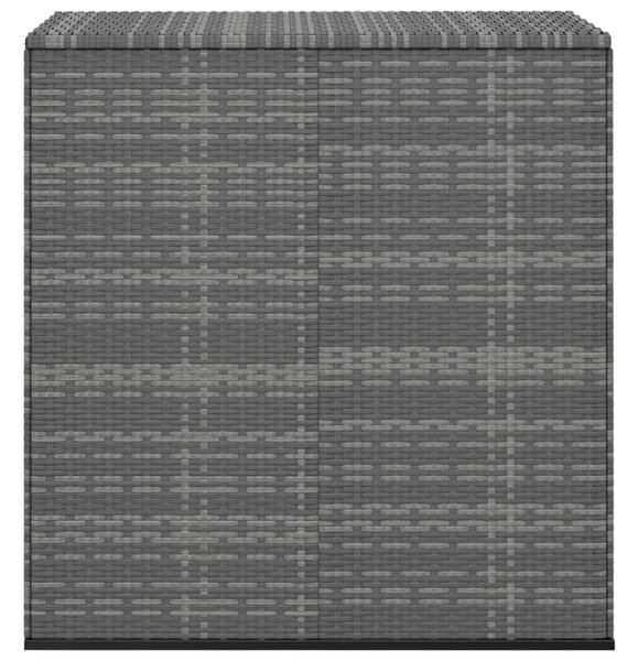 Zahradní úložný box PE ratan 100 x 49 x 103,5 cm šedý