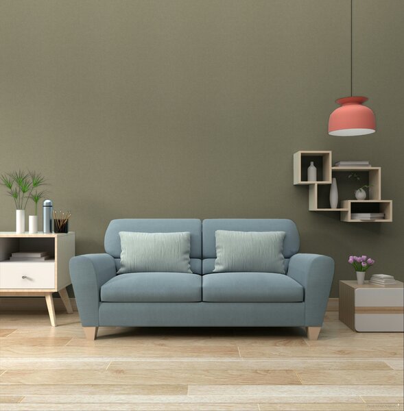 Vliesová tapeta na zeď, šedo-zelená, stříbrná, imitace hrubé látky, SF1208, Surfaces, Grandeco