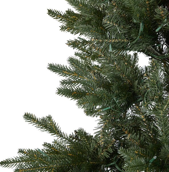 Umělý vánoční stromeček LED FIDDLE 210 cm Zelená