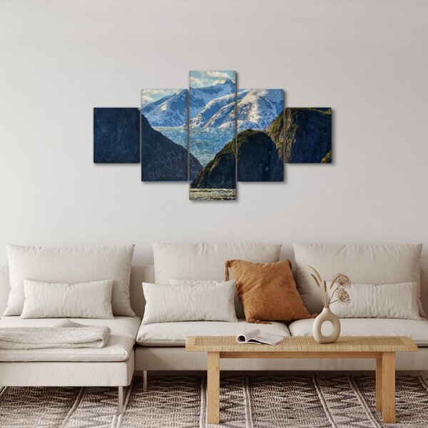 Obraz krajiny s horami (125x70 cm)