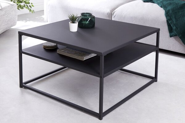 Designový konferenční stolek Damaris 70 cm černý - II. třída