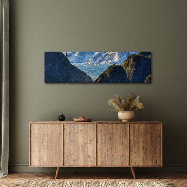 Obraz krajiny s horami (170x50 cm)