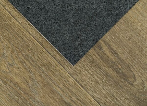 Breno PVC CARBONTEX Cherbourg Oak 999 - hnědé dřevo, šíře 400 cm