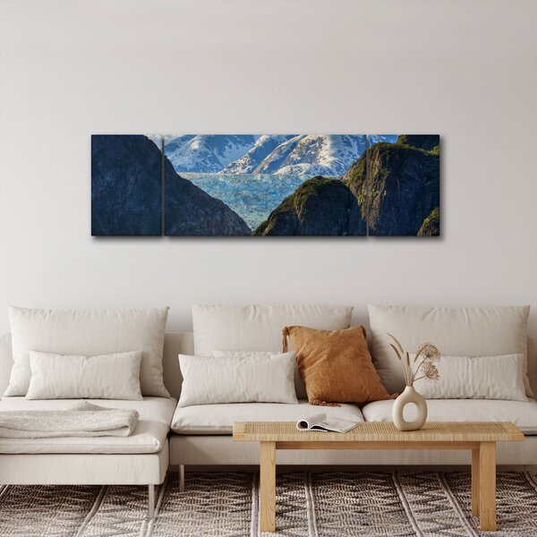 Obraz krajiny s horami (170x50 cm)