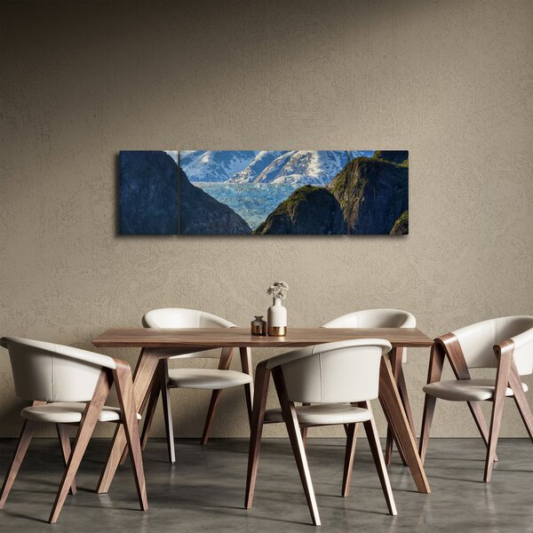 Obraz krajiny s horami (170x50 cm)