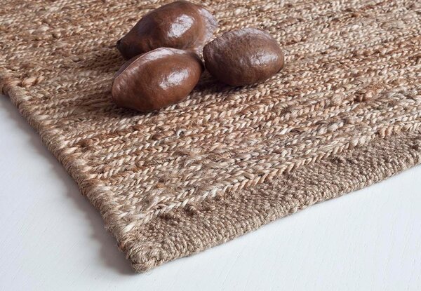 Nanimarquina Jutový koberec Knitted, kolekce Natural Rozměr koberce: 170×240 cm