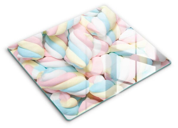 Skleněná deska do kuchyně Barevné marshmallows