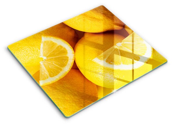 Skleněná deska do kuchyně Šťavnaté citrony