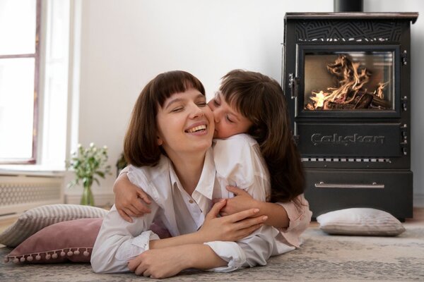 CALISKAN Krbová kamna UNA 3D-BOX - černá