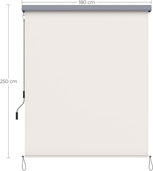 SONGMICS Vertikální markýza Elvire 180x250 cm béžová