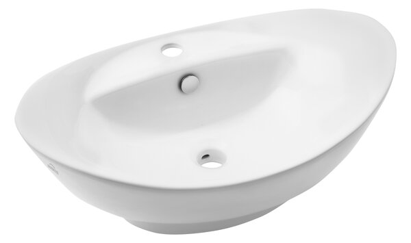Invena Esla, keramické umyvadlo 59x39x22 cm, bílá, INV-CE-35-001-C