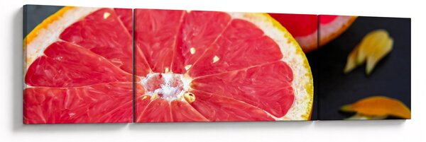 Obraz rozkrojených grapefruitů (170x50 cm)