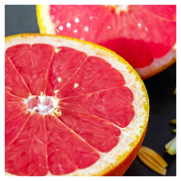 Obraz rozkrojených grapefruitů (30x30 cm)