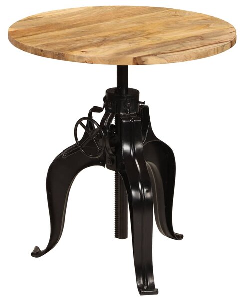Barový stůl z masivního mangovníkového dřeva 75 x (76–110) cm