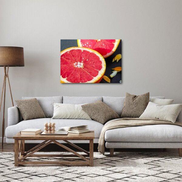 Obraz rozkrojených grapefruitů (70x50 cm)