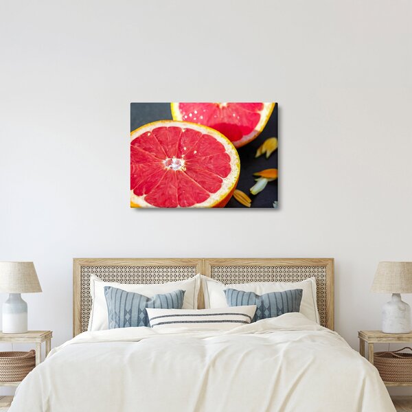 Obraz rozkrojených grapefruitů (70x50 cm)