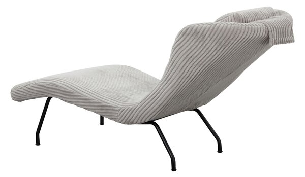 RELAXAČNÍ VÁLENDA, textil, světle šedá Livetastic - Relaxační křesla, Online Only