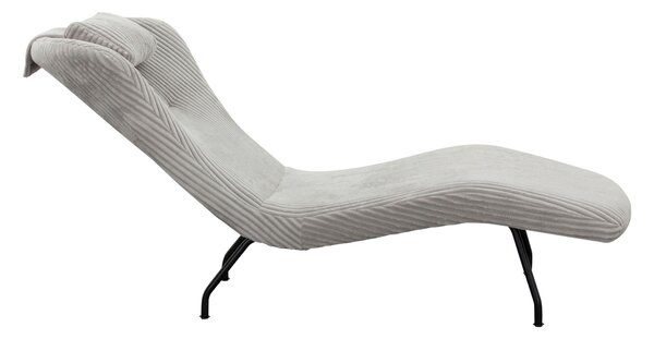 RELAXAČNÍ VÁLENDA, textil, světle šedá Livetastic - Relaxační křesla, Online Only