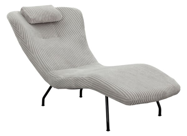 RELAXAČNÍ VÁLENDA, textil, světle šedá Livetastic - Relaxační křesla, Online Only