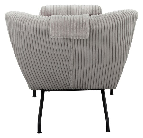 RELAXAČNÍ VÁLENDA, textil, světle šedá Livetastic - Relaxační křesla, Online Only