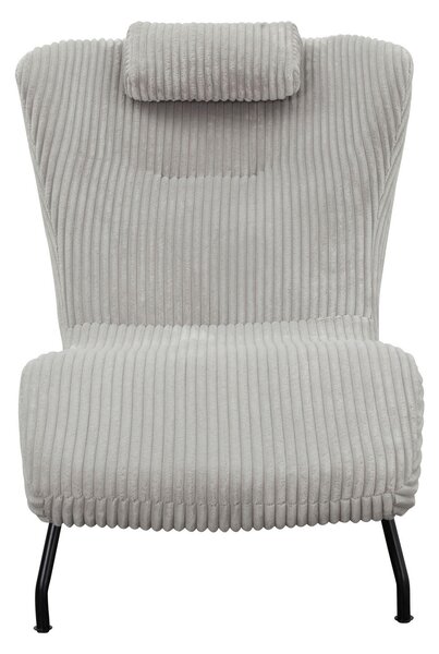 RELAXAČNÍ VÁLENDA, textil, světle šedá Livetastic - Relaxační křesla, Online Only