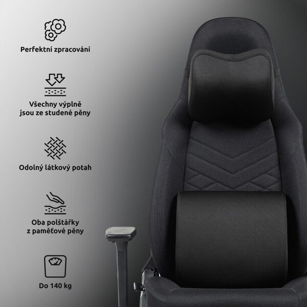 SRACER kancelářské křeslo SRACER EVO LT, černá