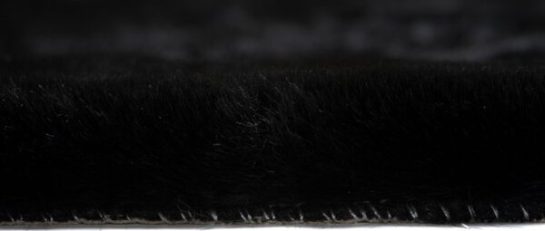 Koberec RABBIT FUR černý
