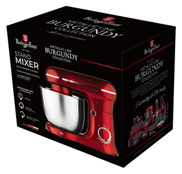 Kuchyňský robot 1500 W Burgundy Metallic Line