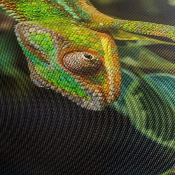 Obraz chameleona (170x50 cm)