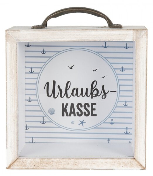 Pokladnička na dovolenou Urlaubs Kasse – 15x8x15 cm