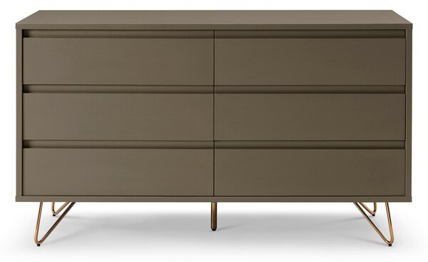 KOMODA, šedá, 120/70/40 cm Livetastic - Šuplíkové komody, Online Only
