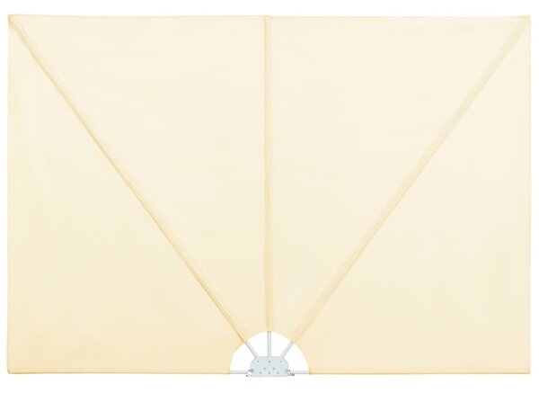 Skládací zástěna na terasu krémová 300 x 150 cm