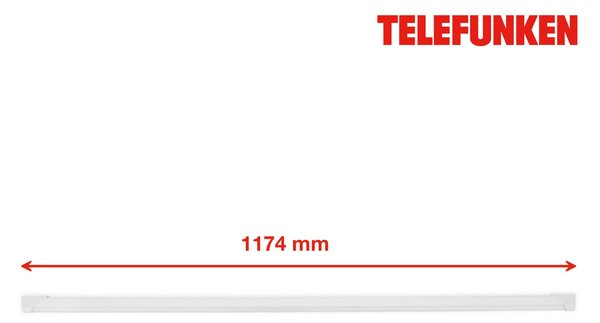 TF 200606TF TELEFUNKEN LED skříňkové svítidlo 117,4 cm 14W 1400lm bílé - BRILONER