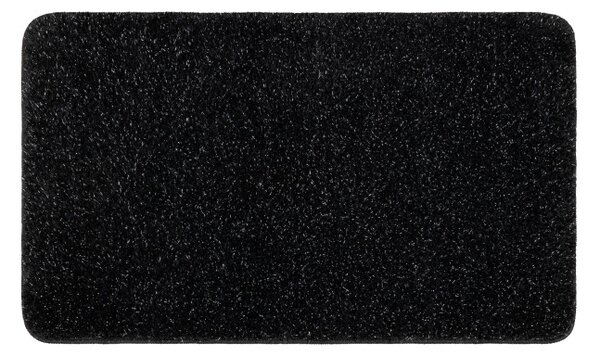 Koupelnový kobereček SYNERGY glamour / lurex, černý